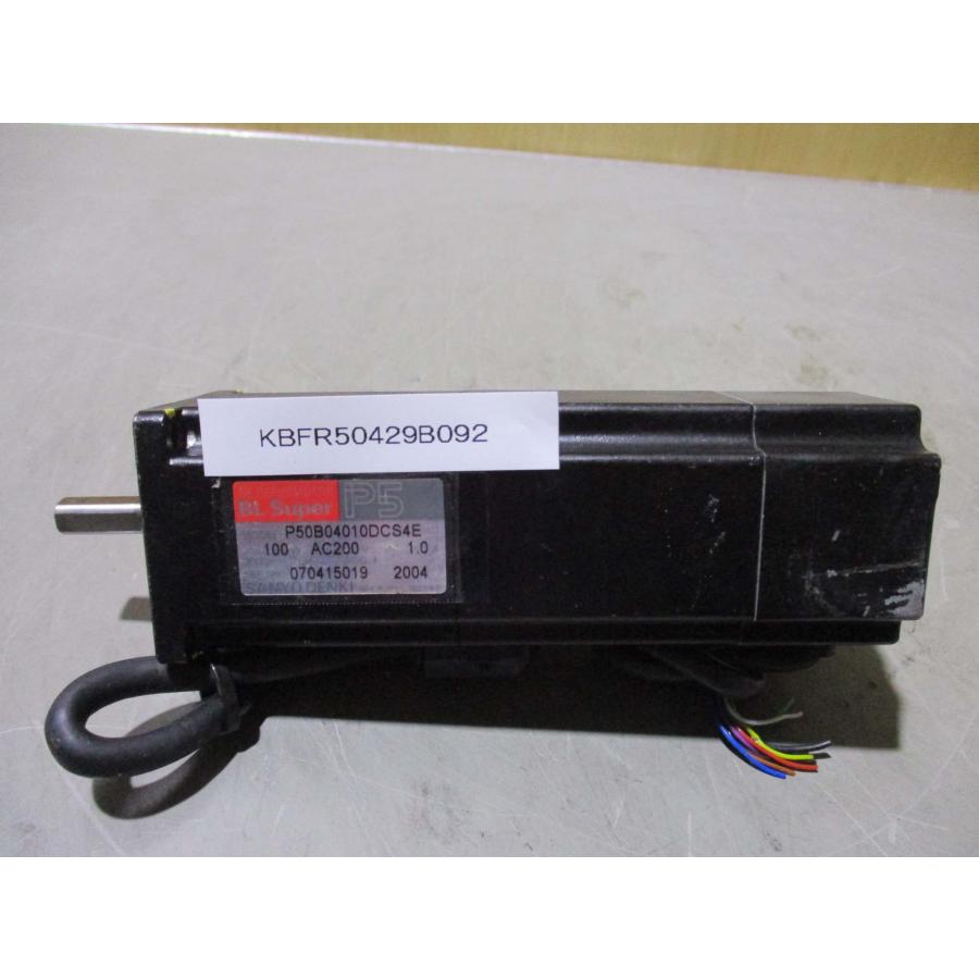 中古 SANYO DENKI AC SERVO MOTOR BL SUPER P50B04010DCS4E 100W ...