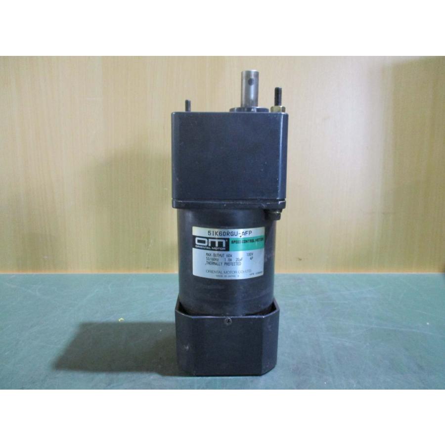 中古 ORIENTAL MOTOR SPEED CONTROL 5IK60RGU-AFP/GEAR HEAD 5GU180KB ...