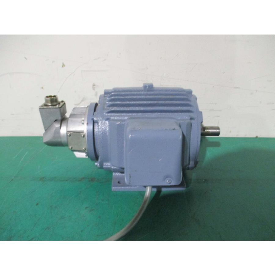 中古 NIDEC EEK-IM 三相インダクションモータ 0.4KW 180V モーター 