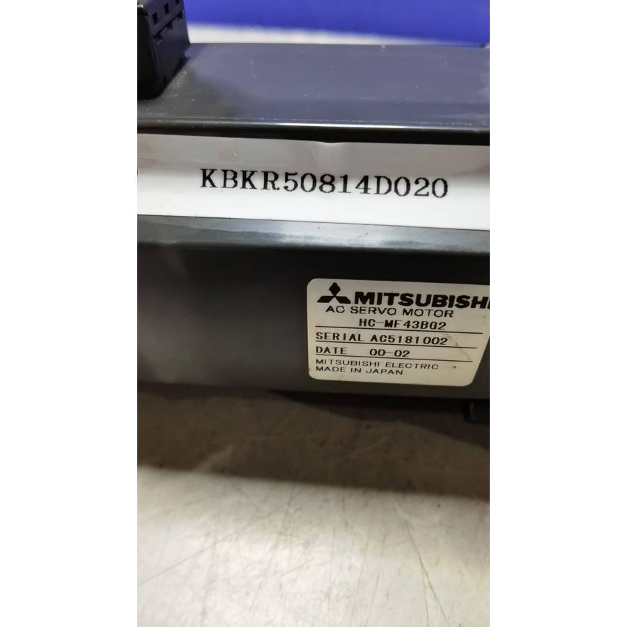 中古 MITSUBISHI ACサーボモータ HC-MF43BG2 /減速機 BK2-05B 中古 MITSUBISHI ACサーボモータ HC-MF43BG2 /減速機 BK2-05B