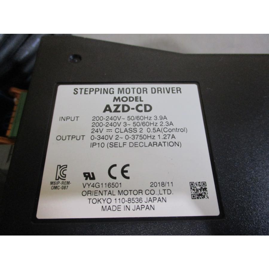 中古 ORIENTAL MOTOR AZD-CD ステッピングモータードライブ AC200-240V