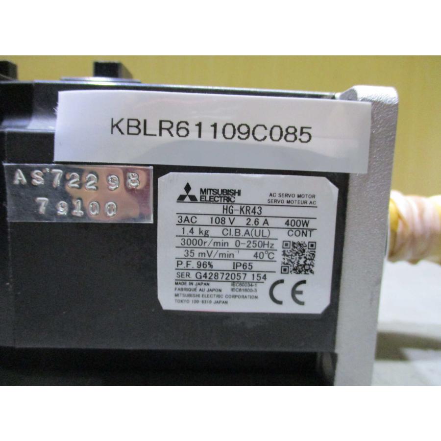 中古 Mitsubishi Electric HG-KR43 AC servo motor 400W