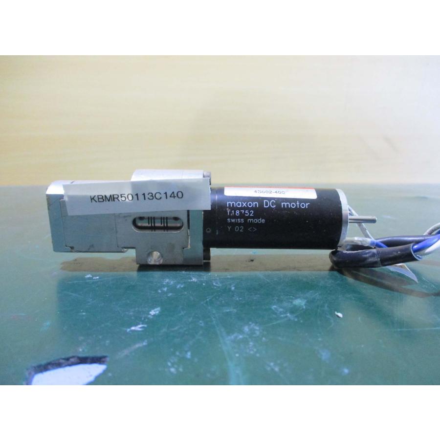 中古 MAXON DC MOTOR 118752 直流モータ(KBMR50113C140
