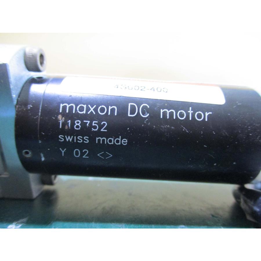 中古 MAXON DC MOTOR 118752 直流モータ(KBMR50113C140