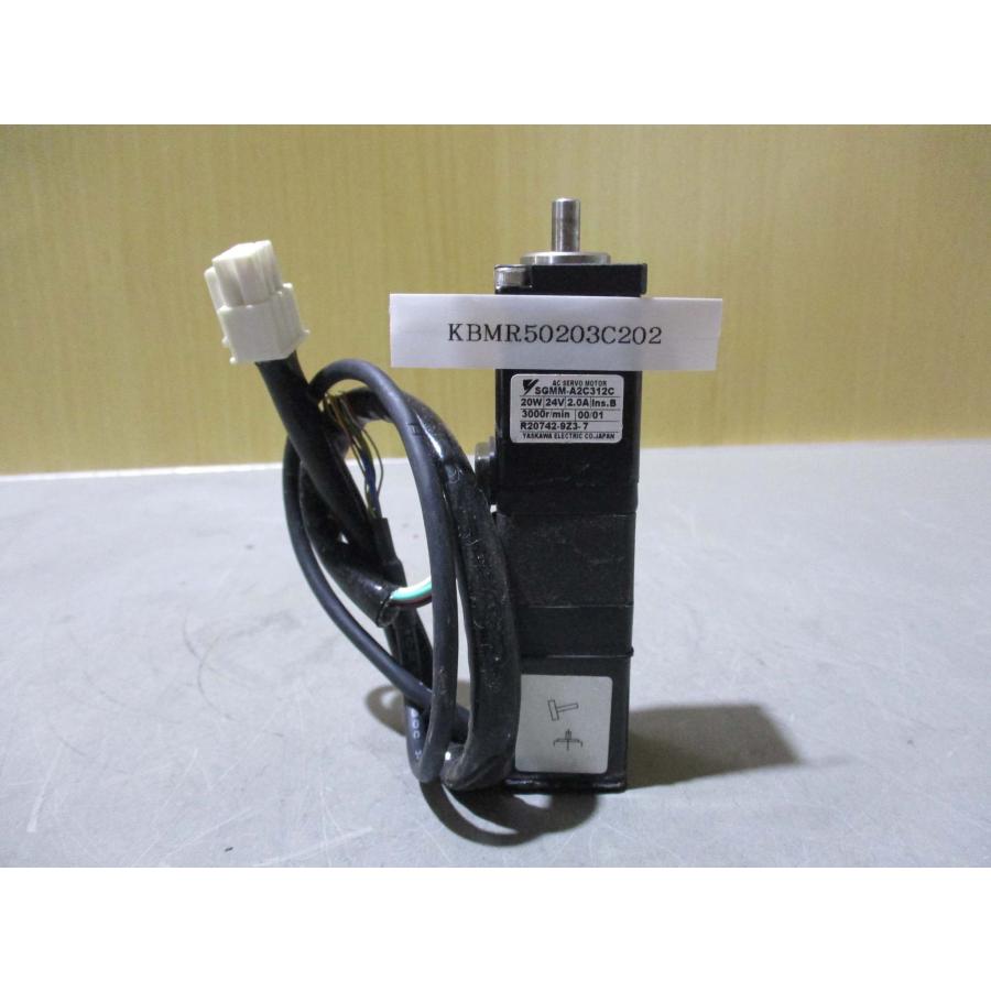 【未使用品】YASKAWA ACサーボモータ SGMM-A1C312C 中古 YASKAWA AC SERVO MOTOR SGMM-A2C312C サーボモータ 20W 24V 2A