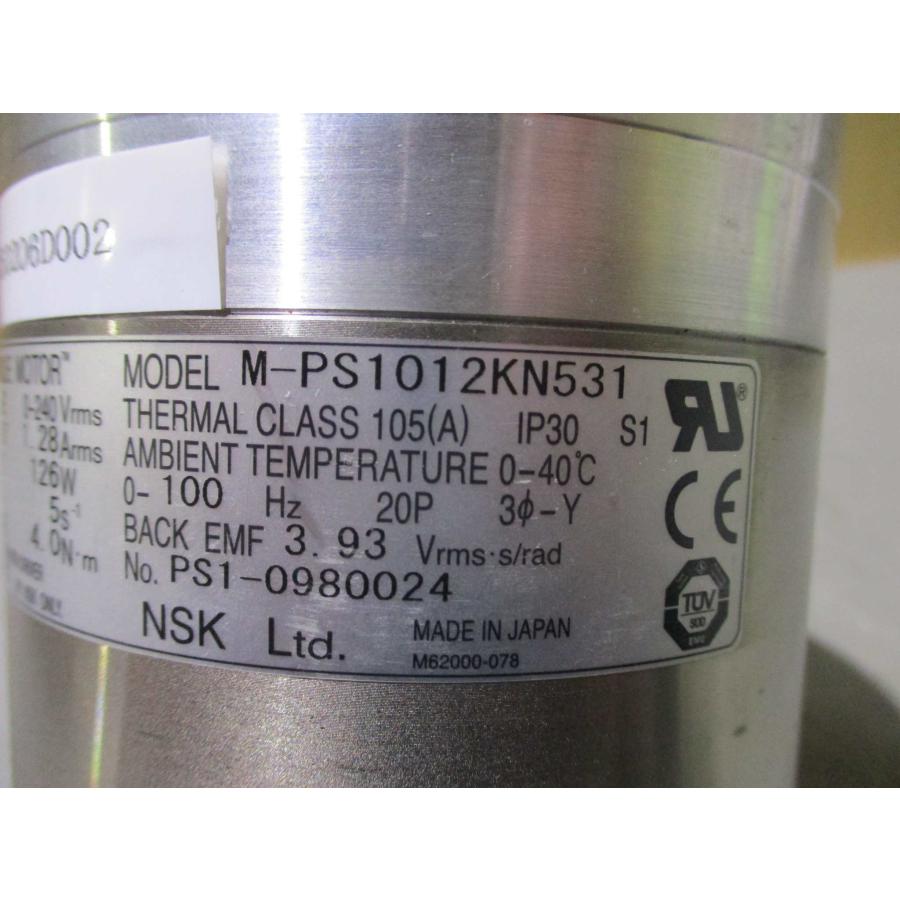 中古 NSK MEGATORQUEMOTOR M-PS1012KN531メガトルクモータ 126W 中古 NSK MEGATORQUEMOTOR M-PS1012KN531メガトルクモータ 126W