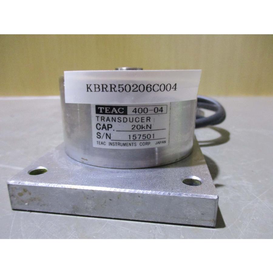 中古 TEAC TRANSDUCER 400-04 CAP. 20KN 圧縮型ロードセル 中古 TEAC TRANSDUCER 400-04 CAP. 20KN 圧縮型ロードセル