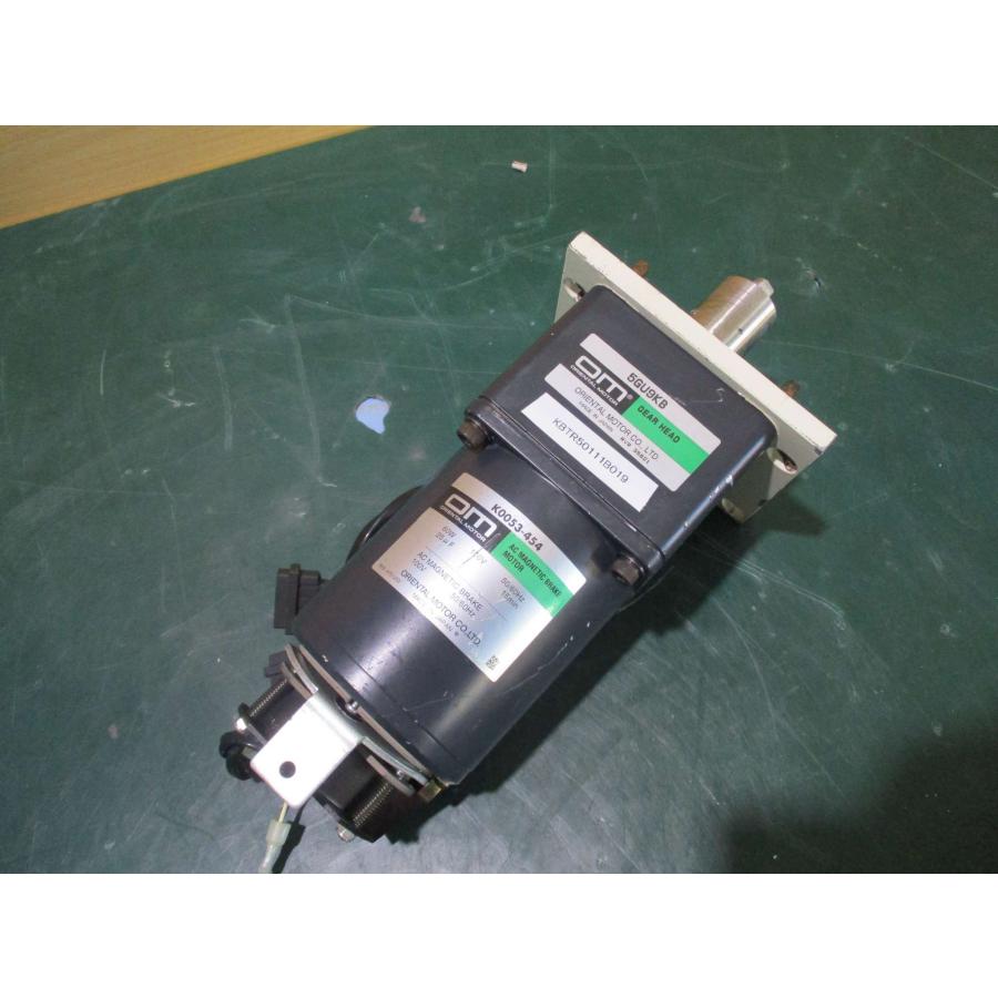 中古ORIENTAL MOTOR K0053-454 AC MAGNETIC BRAKE 60W 100V/5GU9KB Gear Head ...