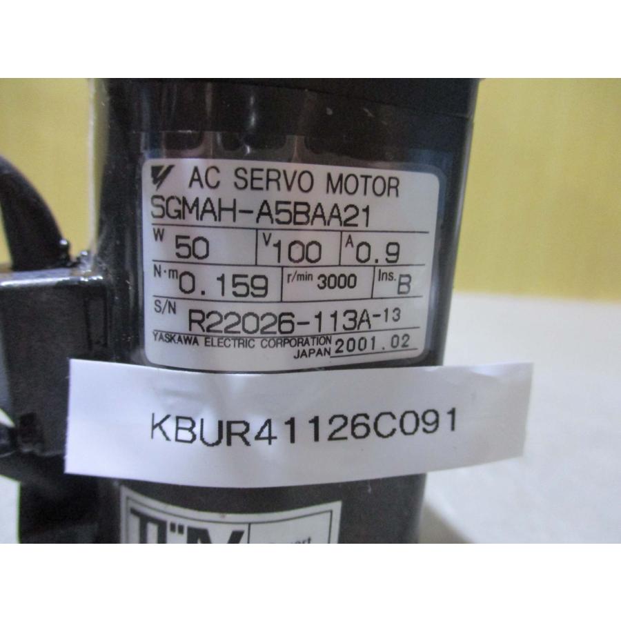 中古YASKAWA / 安川電機 安川 サーボモーター SGMAH-A5BAA21