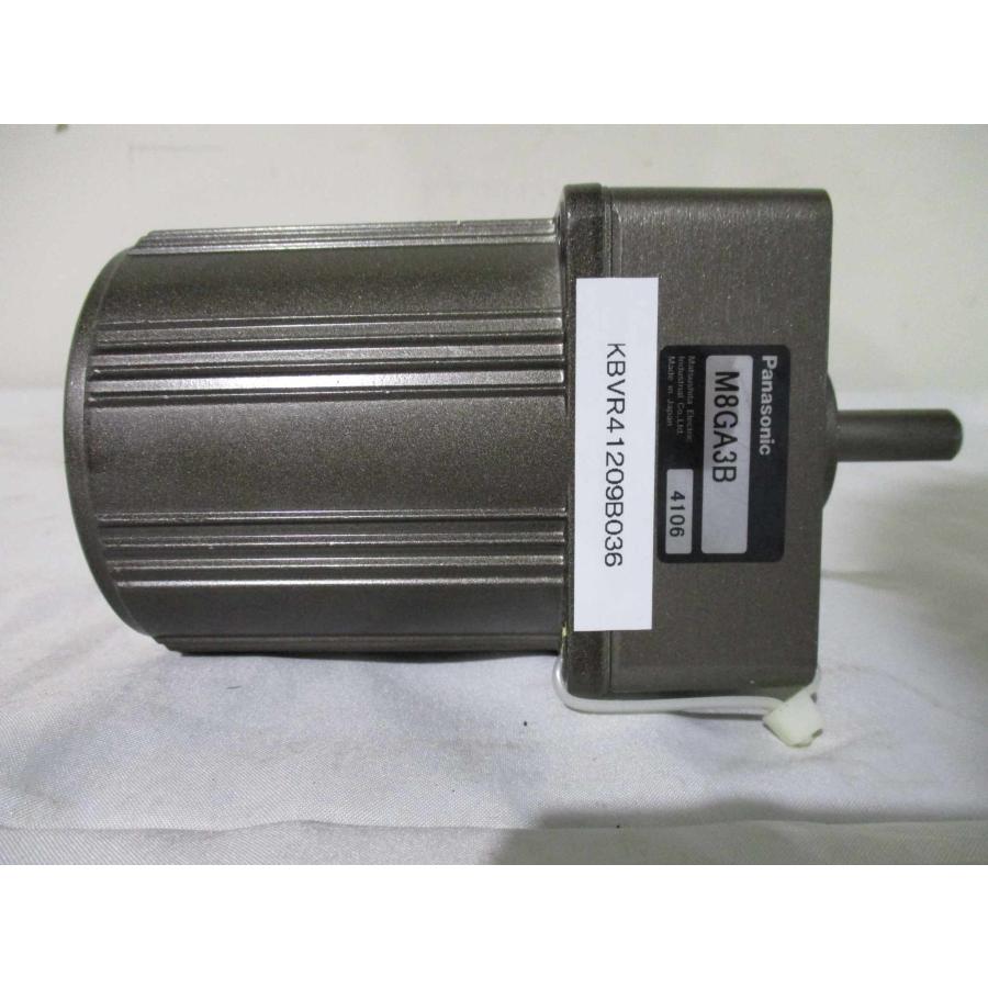 中古 Panasonic レバーシブルモーター M8RA25G4L /M8GA3B ギアヘッド