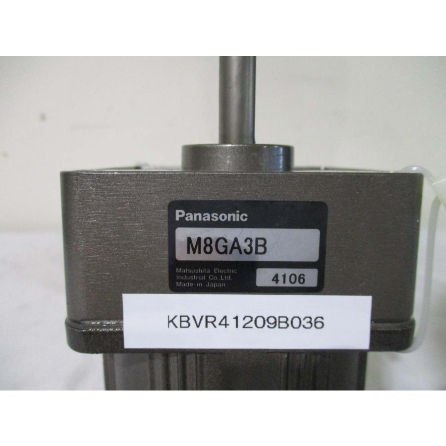 中古 Panasonic レバーシブルモーター M8RA25G4L /M8GA3B ギアヘッド