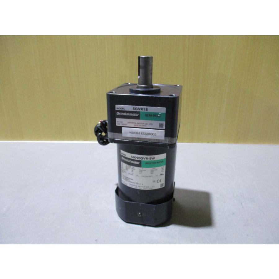 中古ORIENTALMOTOR 5GVR18 /51K90GVR-SW 3PH 200-230V 中古ORIENTALMOTOR 5GVR18 /51K90GVR-SW 3PH 200-230V