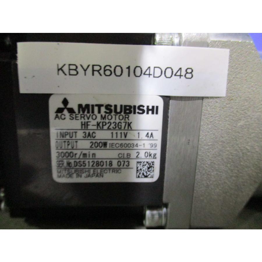 中古 MITSUBISHI HF-KP23G7K 1/45 AC servo motors(KBYR60104D048