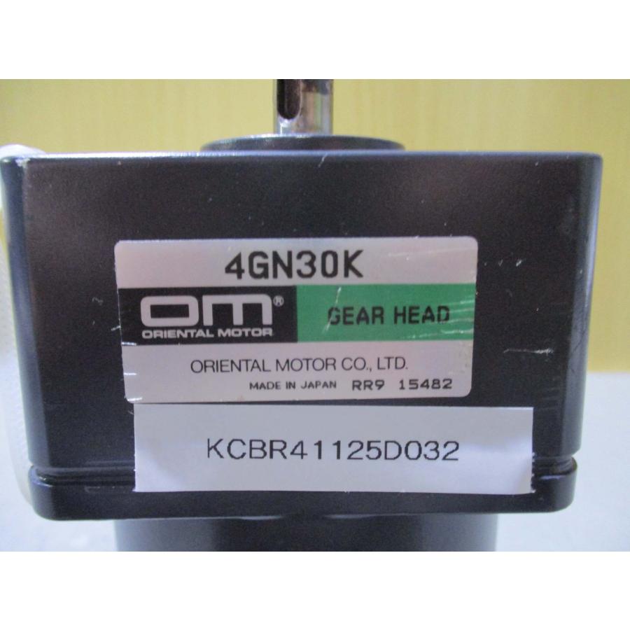 中古 ORIENTAL MOTOR 4GN30K/4IK25GN-A モーター(KCBR41125D032