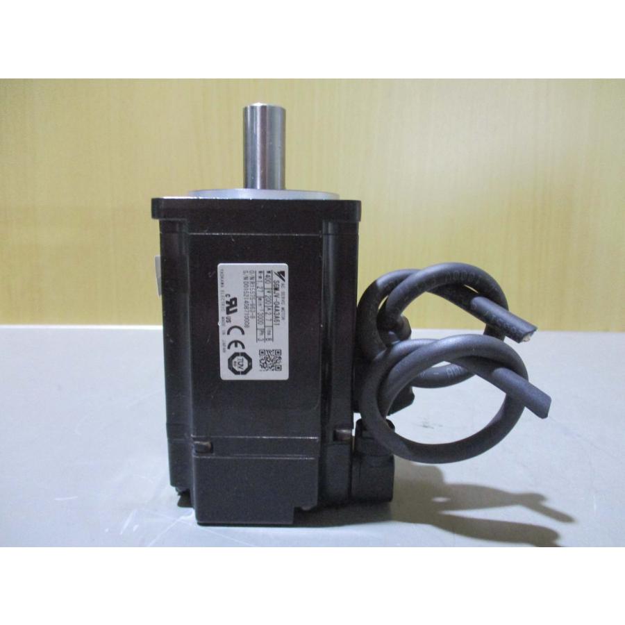 中古 YASKAWA SGMJV-04A3A61 ACサーボモーター 400W(KCCR41116C006
