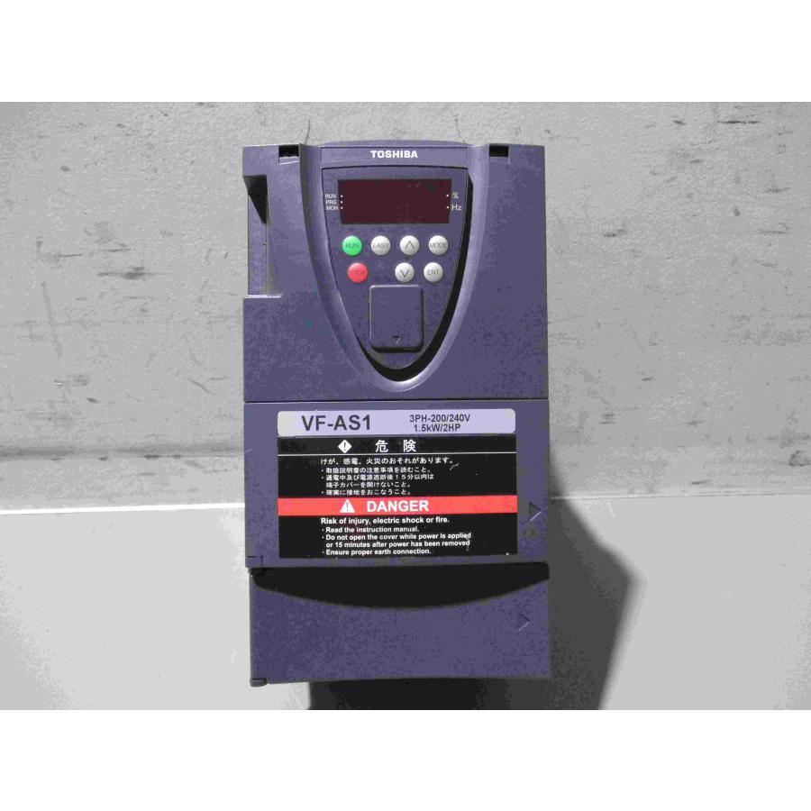 中古 TOSHIBA インバーター VFZ1-2015P (AS1) 1.5KW-3.0KVA-2HP 送料別