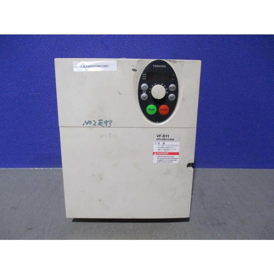 中古 TOSHIBA VFS11-2055PM-AN(2) TRANSISTOR INVERTER 3PH 200/240V 