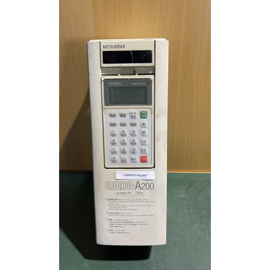 中古MITSUBISHI FREQROL-A200 FR-A220E-7.5KP 7.5kW 中古MITSUBISHI FREQROL-A200 FR-A220E-7.5KP 7.5kW