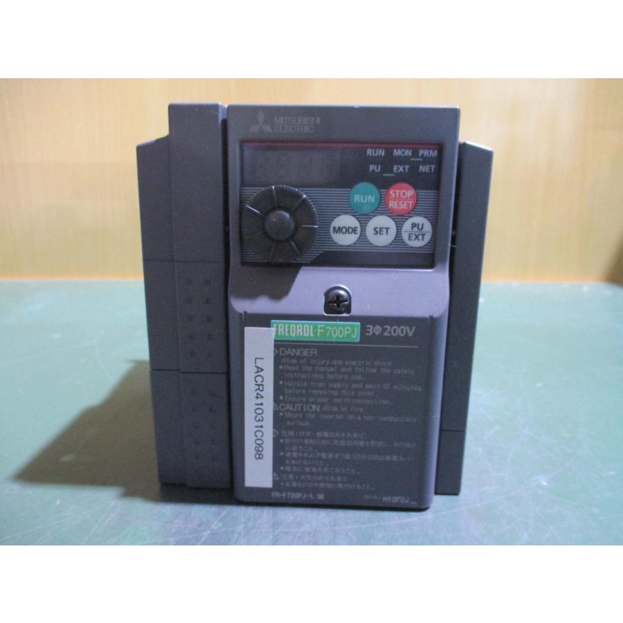 中古 MITSUBISHI FR-F720PJ-1.5K 200V インバータ(LACR41031C098