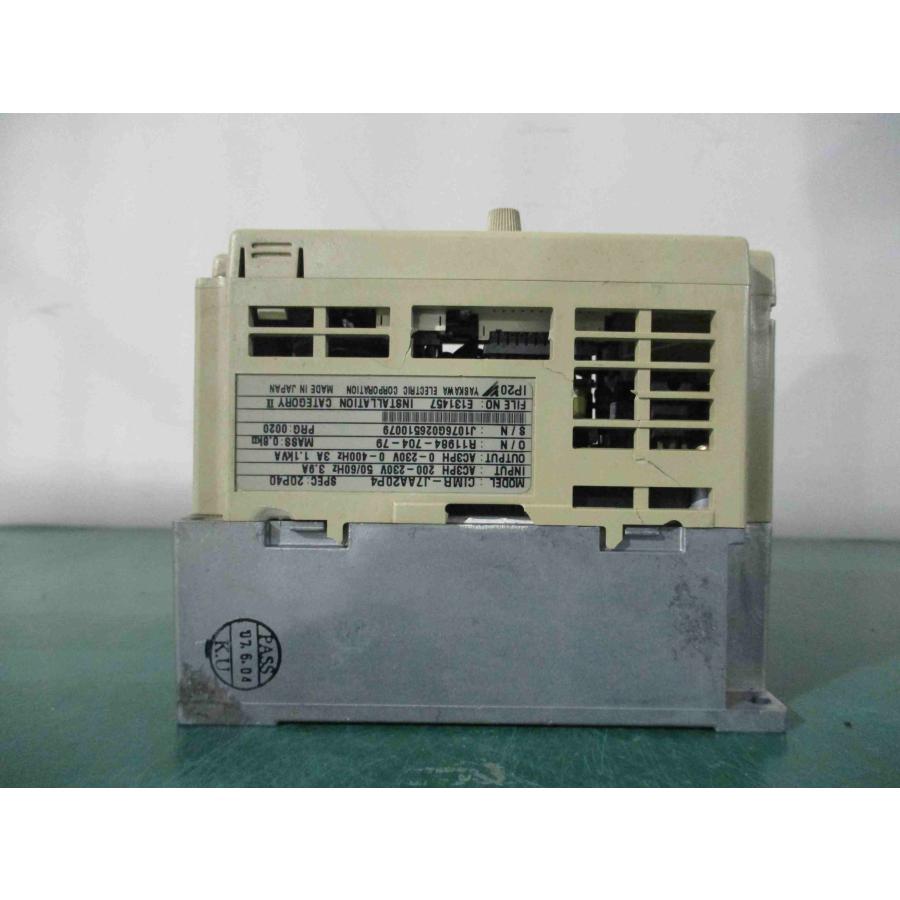 中古 YASKAWA Vs mini J7 CIMR-J7AA20P4 インバータ(LAER41205B051 