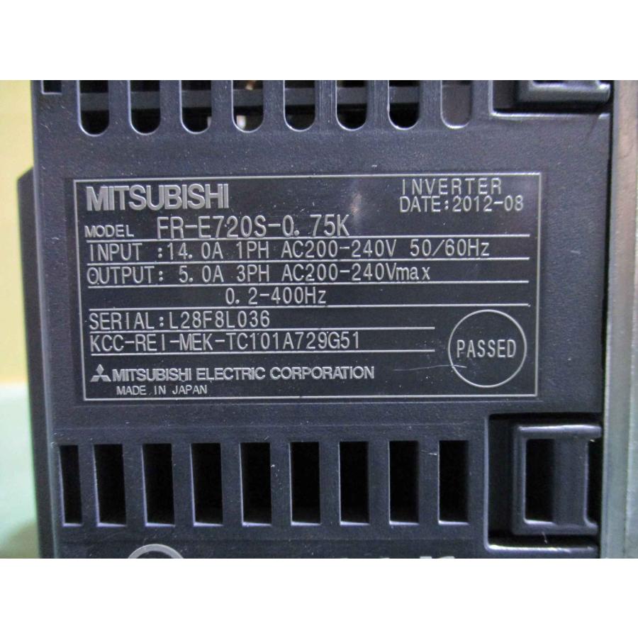中古 MITSUBISHI FREQROL-E700 INVERTER FR-E720S-0.75K 中古 MITSUBISHI FREQROL-E700 INVERTER FR-E720S-0.75K