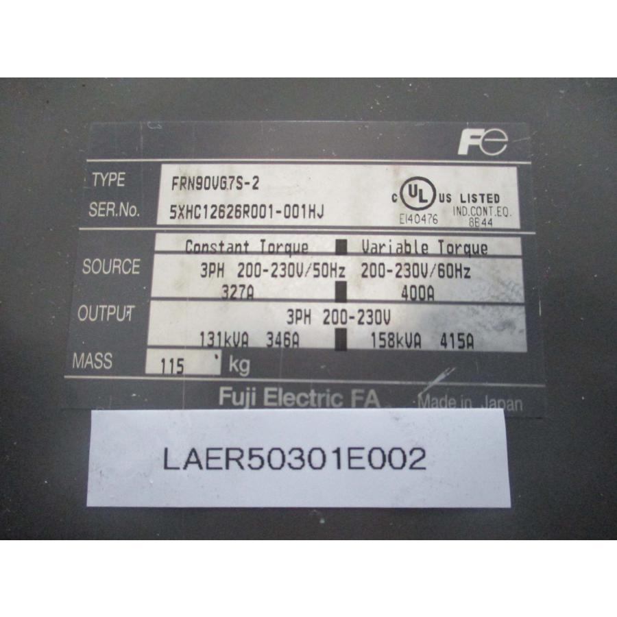 中古 FUJI FRENIC 5000VG7 INVERTER FRN90VG7S-2 インバータ 200 中古 FUJI FRENIC 5000VG7 INVERTER FRN90VG7S-2 インバータ 200