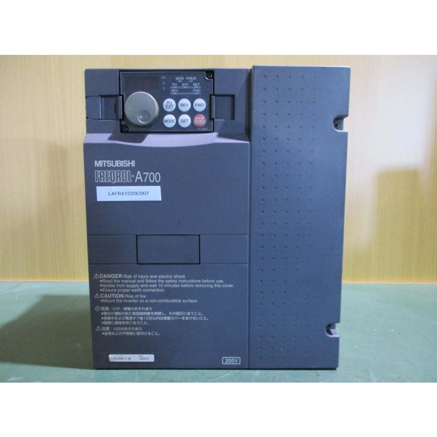 中古 MITSUBISHI FREQROL-A700 INVERTER FR-A720-7.5K インバーター