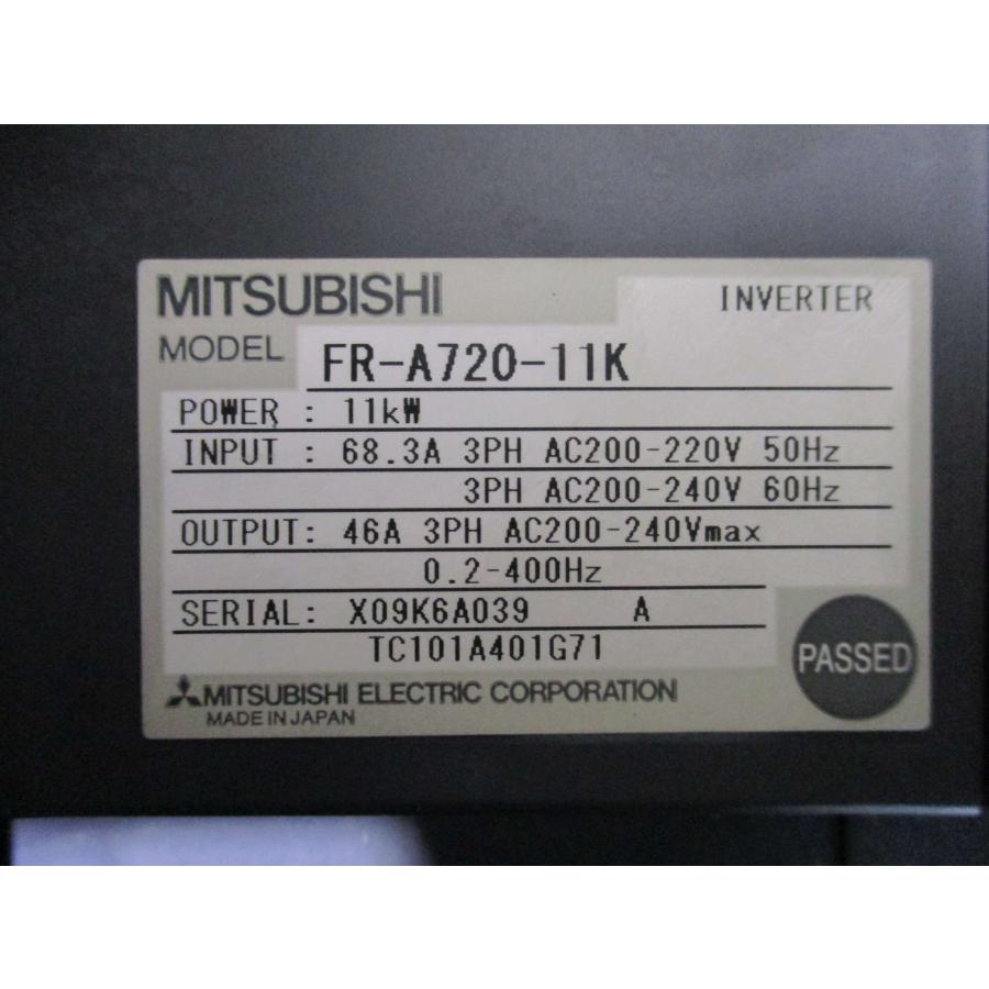 中古 MITSUBISHI FREQROL-A700 INVERTER FR-A720-11K インバーター