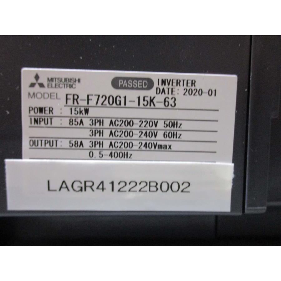 中古MITSUBISHI FR-F720G1-15K-63 15KW 85A INVERTER(LAGR41222B002)_1