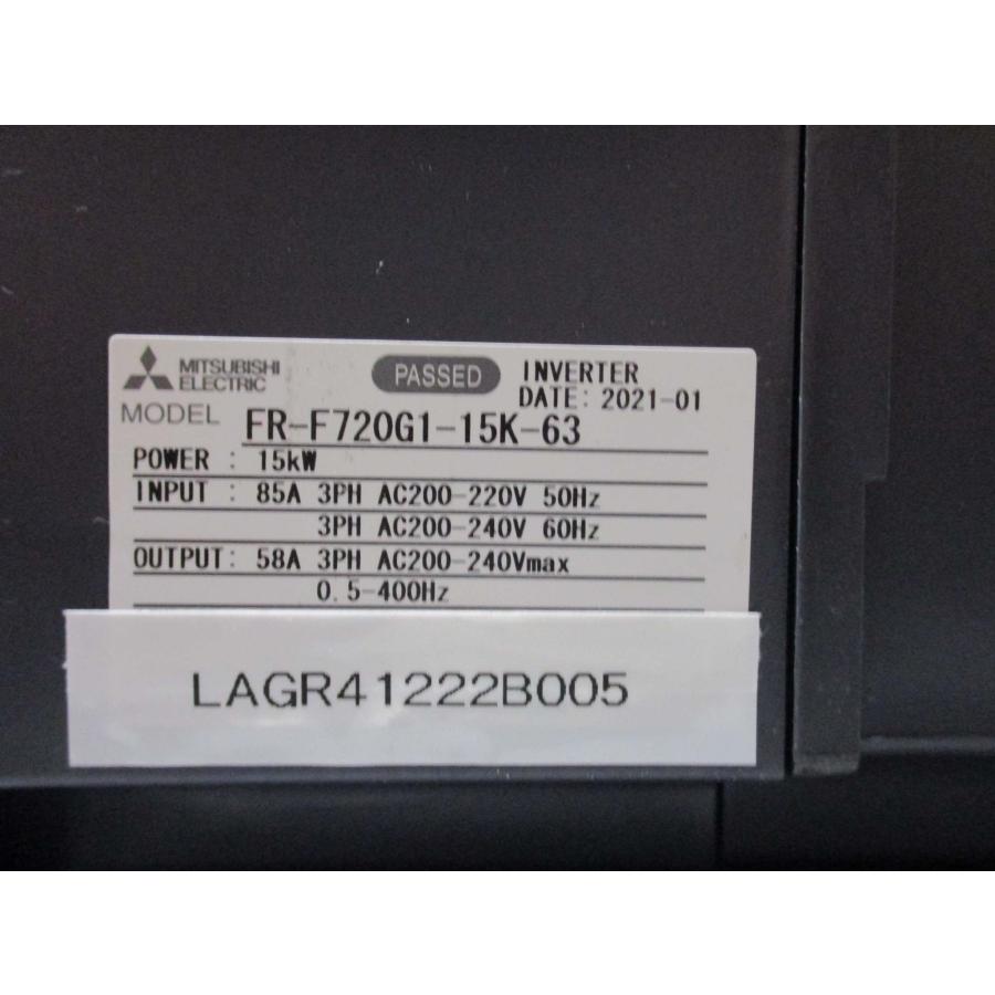 中古MITSUBISHI FR-F720G1-15K-63 15KW 85A INVERTER(LAGR41222B005)_1