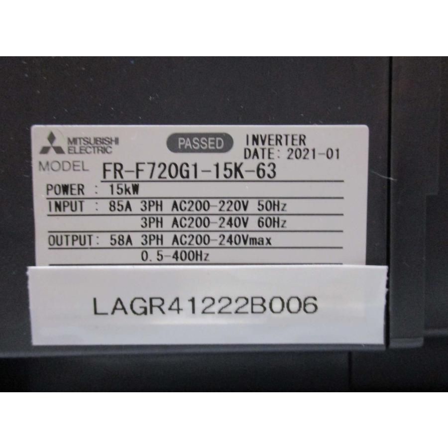 中古MITSUBISHI FR-F720G1-15K-63 15KW 85A INVERTER(LAGR41222B006)_1