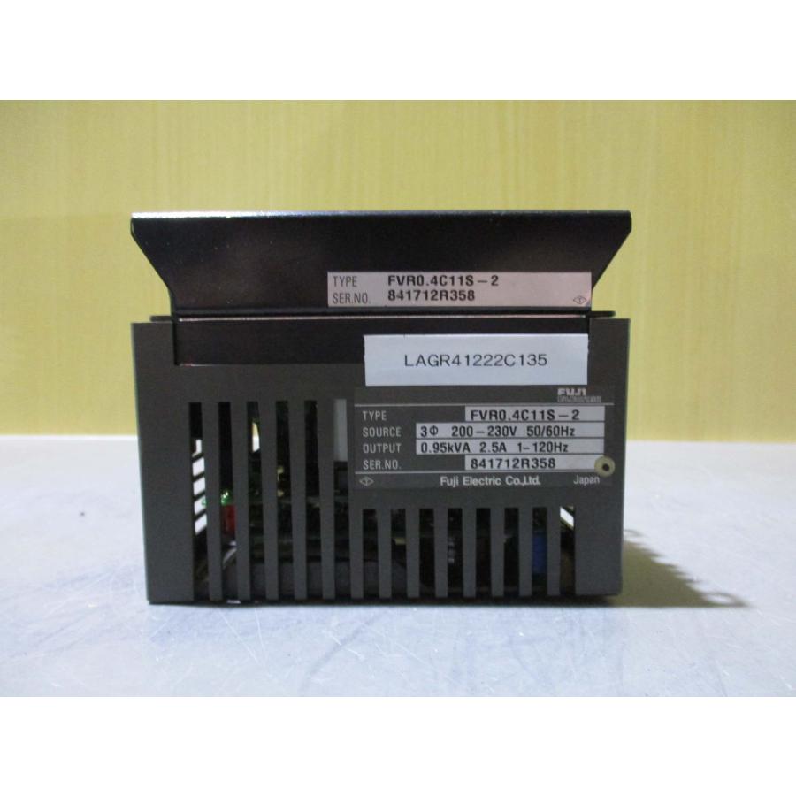 中古Fuji Electric 富士電機 インバータFVR 0. 4C11S-2 0.4KW 中古Fuji Electric 富士電機 インバータFVR 0. 4C11S-2 0.4KW