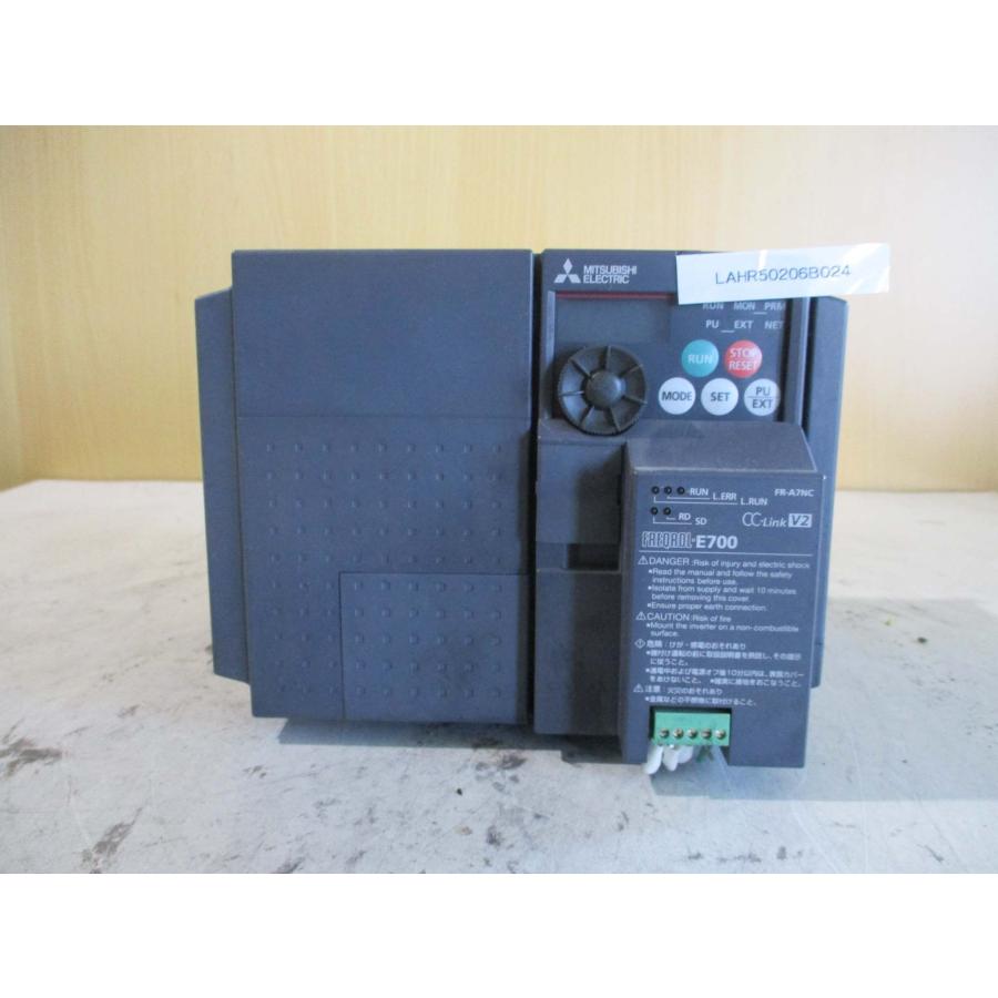 中古 MITSUBISHI INVERTER FR-E720-3.7K インバータ 三相 200-240V 3.7