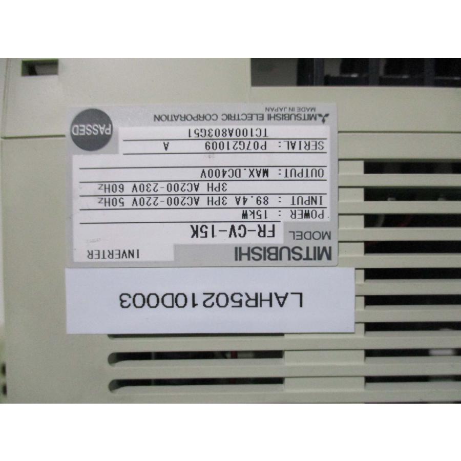 中古 MITSUBISHI FR-CV-15K インバータ用オプション電源回生 中古 MITSUBISHI FR-CV-15K インバータ用オプション電源回生