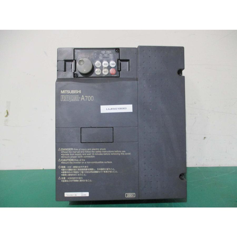 三菱電機 FREQROL-A700シリーズインバーター FR-A720-7.5K 中古 MITSUBISHI FREQROL-A700 INVERTER FR-A720-7.5K インバーター