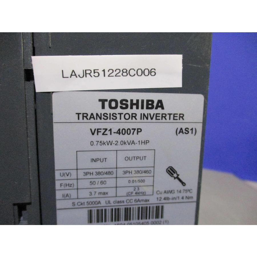 中古 TOSHIBA TRANSISTOR INVERTER VFZ1-4007P (LAJR51228C006 中古 TOSHIBA TRANSISTOR INVERTER VFZ1-4007P (LAJR51228C006
