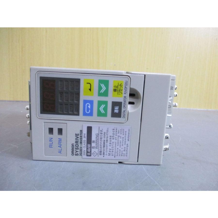 超小形低騒音簡易インバータ 3G3EV-A2001 中古 OMRON 3G3EV-A2004 超小型低騒音簡易インバータ (LAJR60425C059