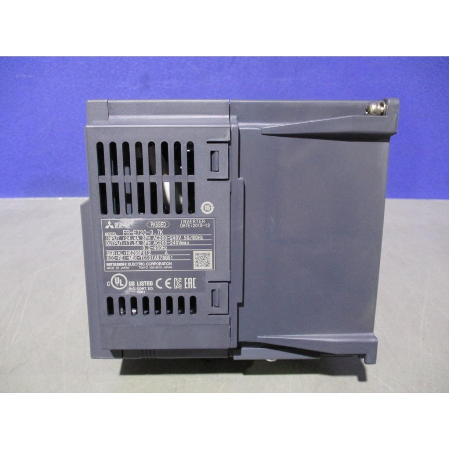 中古 MITSUBISHI INVERTER FR-E720-3.7K インバータ 三相 200-240V 3.7