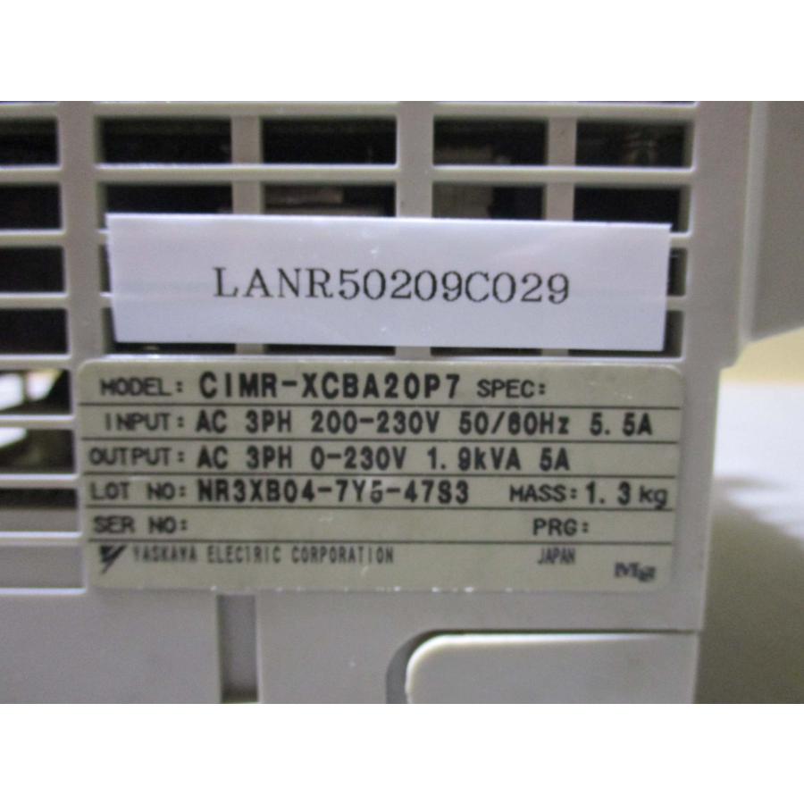 中古 YASKAWA VS mini CIMR-XCBA20P7 インバータ 200V 0.75KW