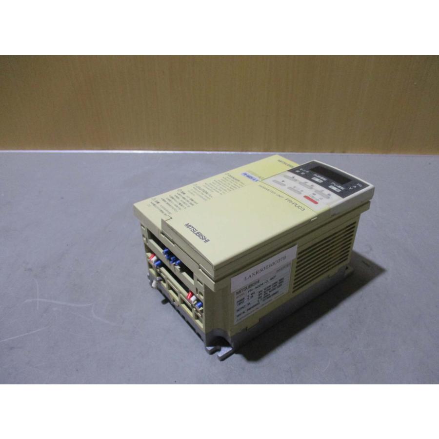 中古 MITSUBISHI インバータ FR-A024-0.4KP 0.4kw 5.2A/3A 
