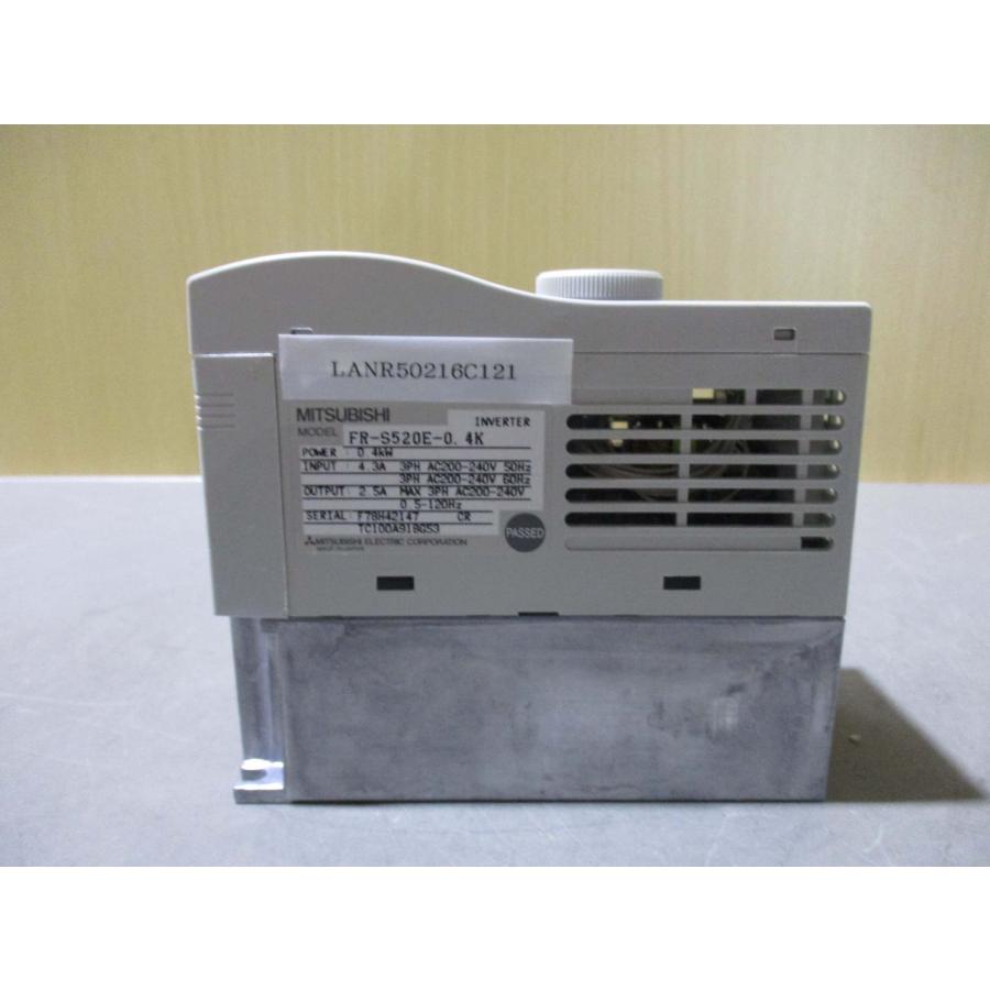 中古 MITSUBISHI INVERTER FR-S520E-0.4K インバータ 200-240V 0.4kW