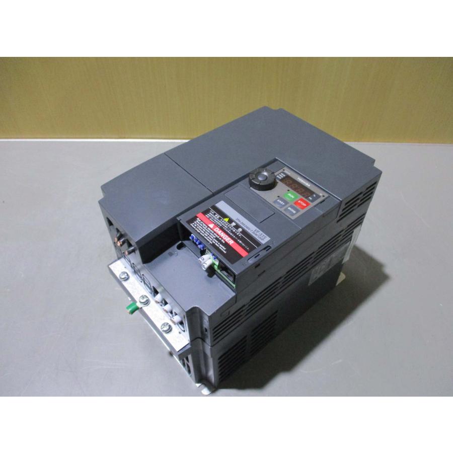 中古TOSHIBA VFS15-2075PM 7.5kw 三相200V インバータ VFS15