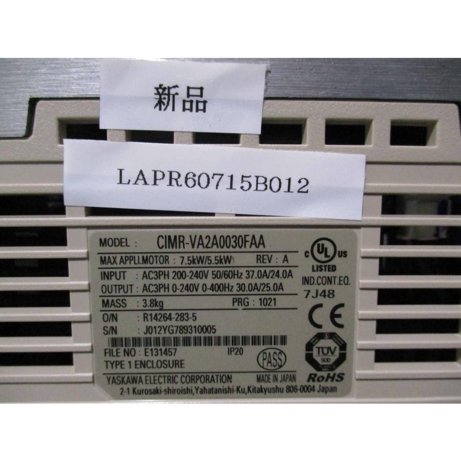 安川 CIMR-AB2A0030FAA コンバータ 5.5/7.5KW 新古 安川電機 CIMR-VA2A0030FAA インバータ (LAPR60715B012