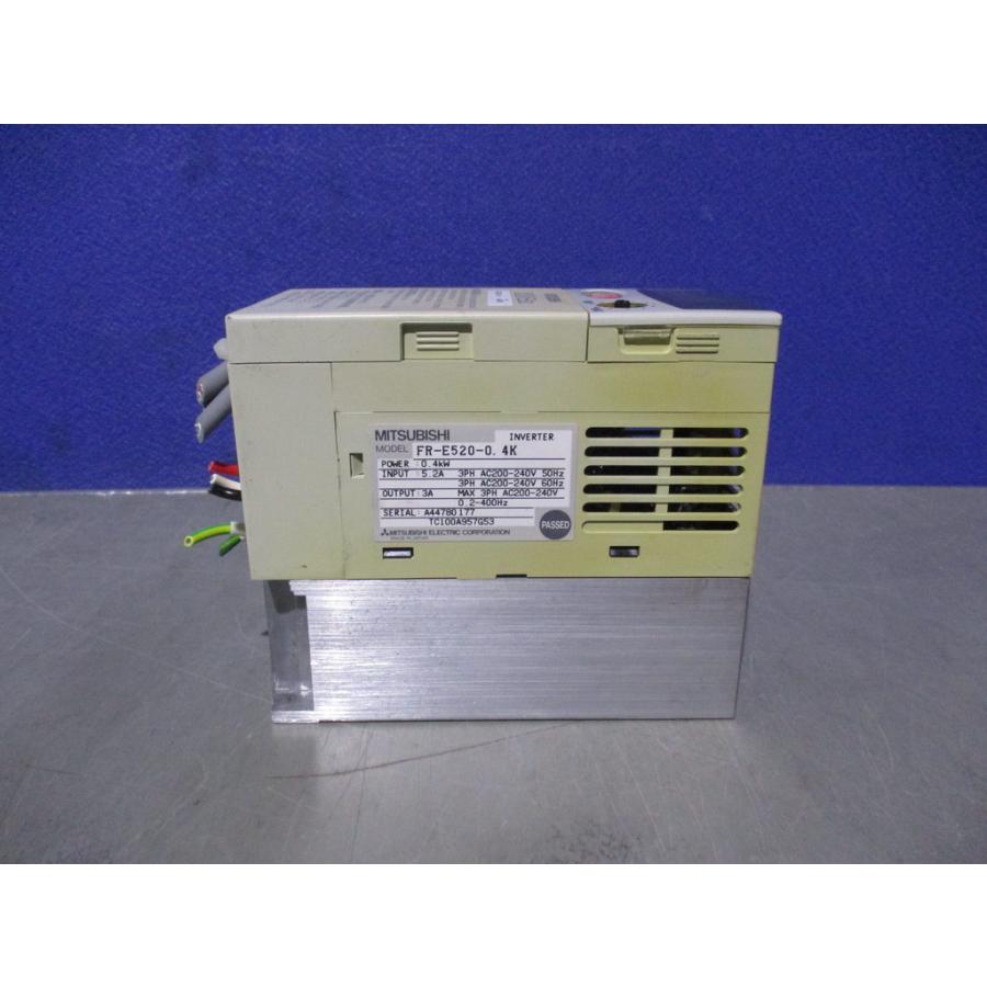 中古 三菱電機 FR-E520-0.4K インバータ (LAPR80207C032