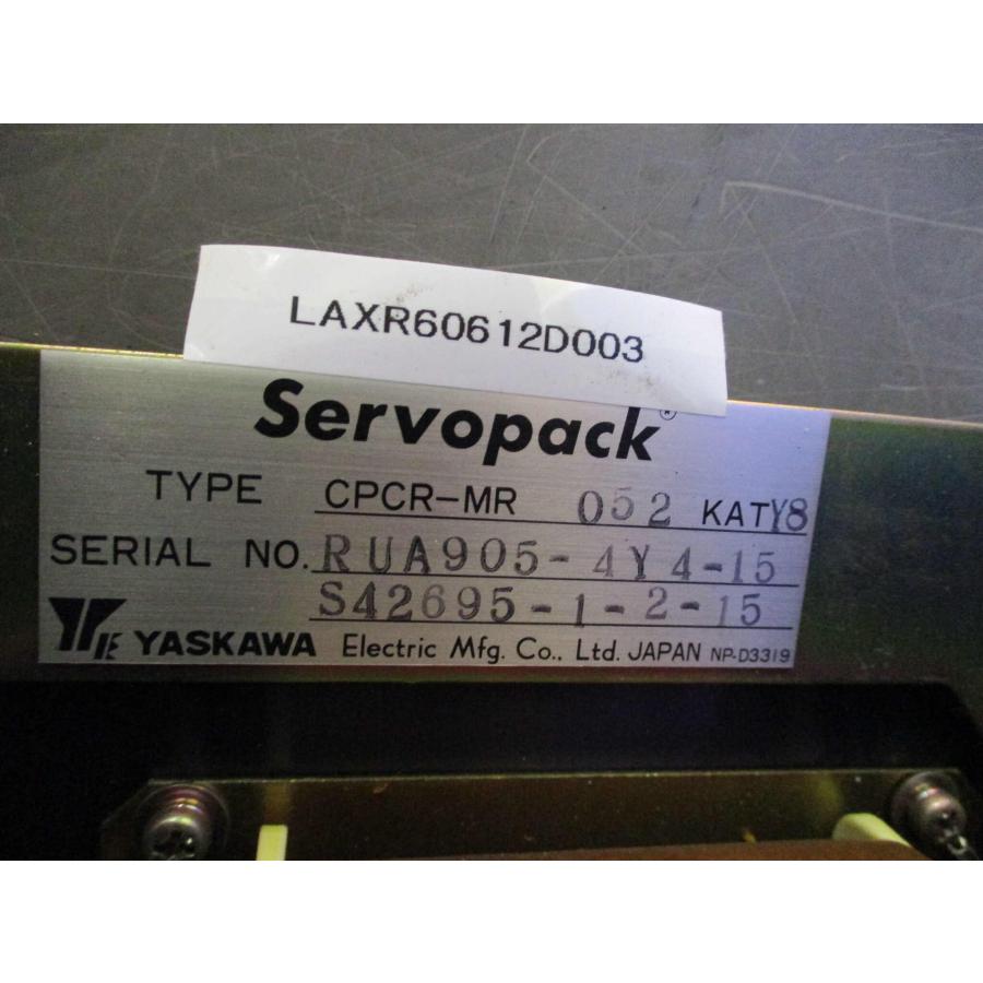 中古 YASKAWA ELECTRIC CPCR-MR SERVOPACK (LAXR60612D003 