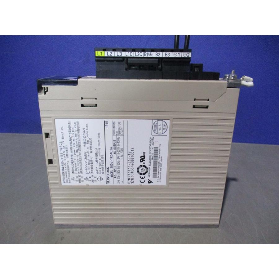 中古 YASKAWA SERVO PACK SGDV-1R6A01A 200W (LBAR60816B028