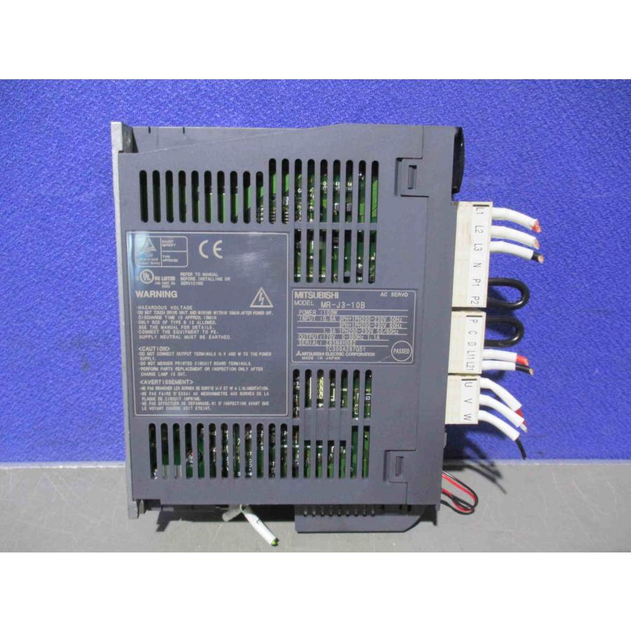 中古MITSUBISHI AC SERVO MR-J3-10B サーボアンプ 100W(LBAR60916C039