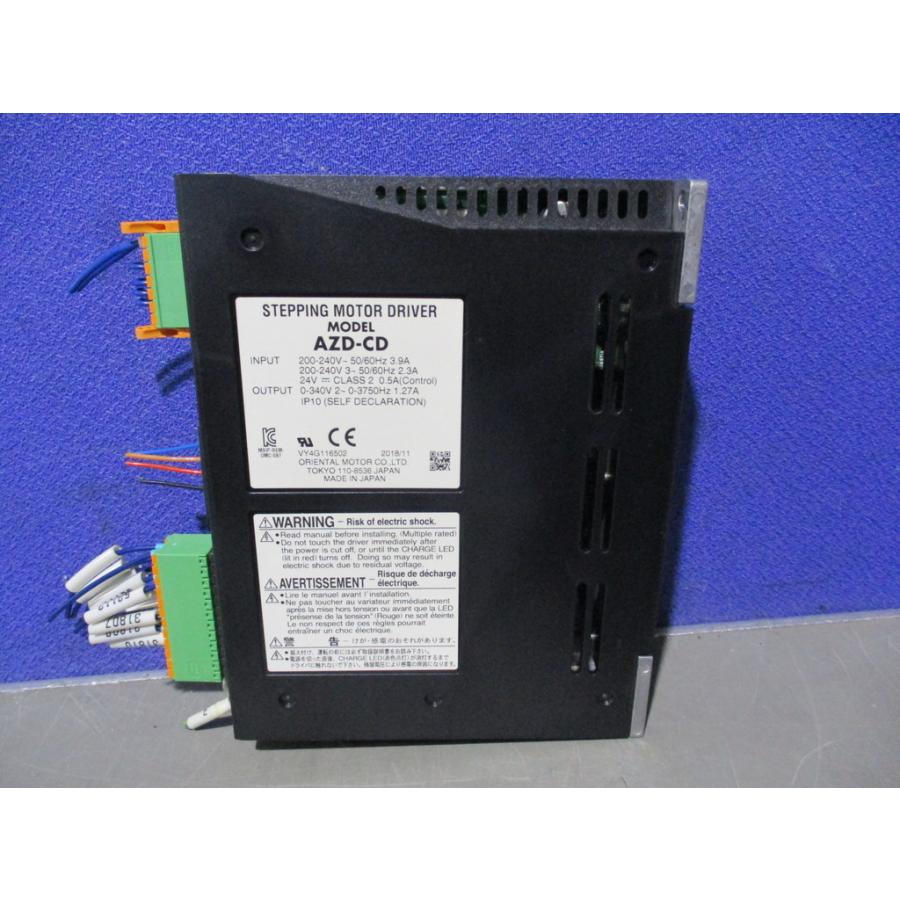 中古 ORIENTAL MOTOR AZD-CD ステッピングモータードライブ AC200-240V