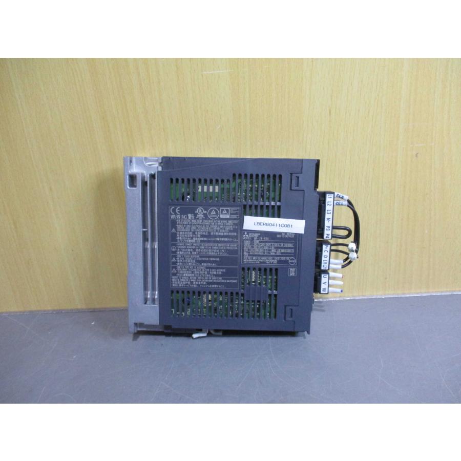 中古 MITSUBISHI AC SERVO MR-J4-40A 400W ACサーボ (LBER60411C081 