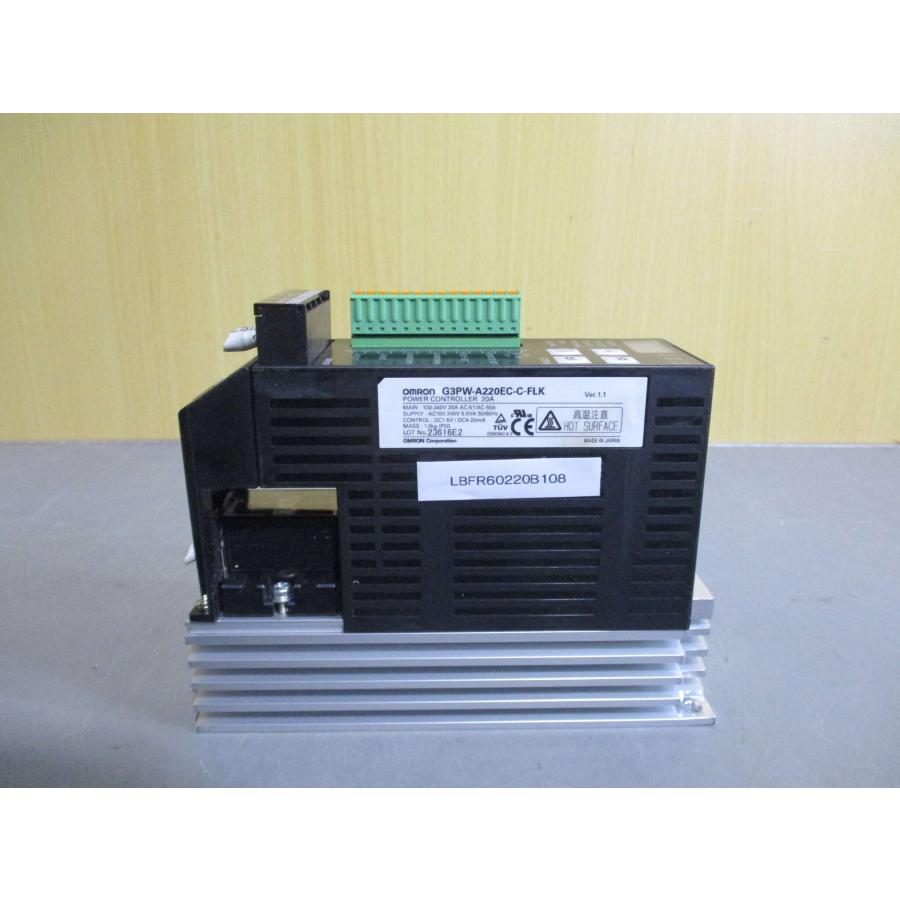 中古 OMRON G3PW-A220EC-C-FLK 単相電力調整器(LBFR60220B108 中古 OMRON G3PW-A220EC-C-FLK 単相電力調整器(LBFR60220B108